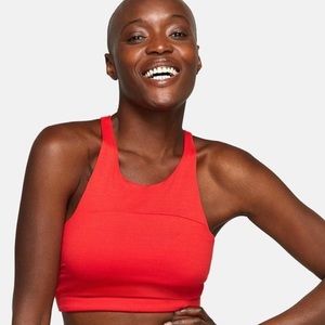 Outdoor Voices Red Tech Sweat crop